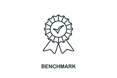 benchmark icon graphic  aimagenarium creative fabrica