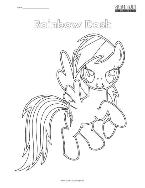 rainbow dash coloring page super fun coloring