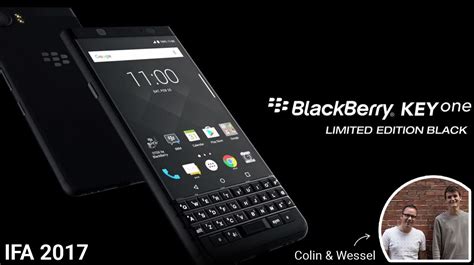 ifa  blackberry presenteert blackberry keyone gb nieuws belsimpel