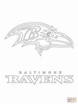 Ravens Baltimore Coloring Logo Pages Printable 49ers Raven Color Football Drawing Seahawks Print Supercoloring Seattle Getcolorings Albanysinsanity Amazing sketch template