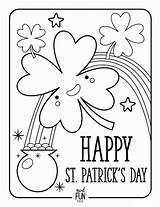 Coloring Patrick St Pages Preschool Printable Rainbow Kids Patricks Pattys Activities Crafts Shamrock Activity Happy Color Adults Sheets Disney Adult sketch template