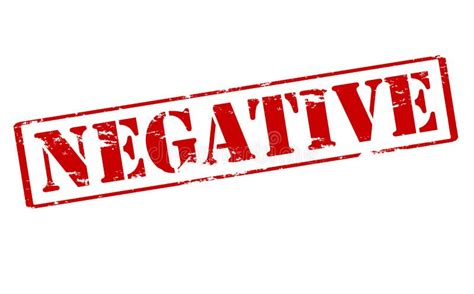 negative stock illustration illustration  symbol stamp