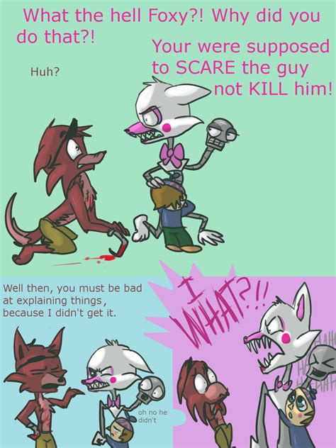 Fnaf Silly Comic Foxys Pride Part 1 By Maria Ben On