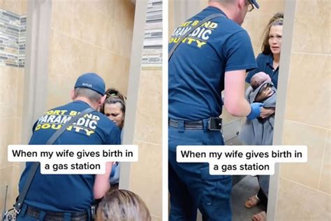 husband shares how wife gave birth in a gas station ‘your wife is a