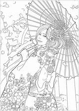 Giappone Adulti Malbuch Erwachsene Hanami Justcolor sketch template