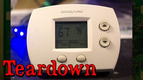 honeywell basic electronic thermostat teardown drudge tv