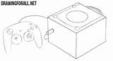 Gamecube Draw Nintendo Drawingforall sketch template