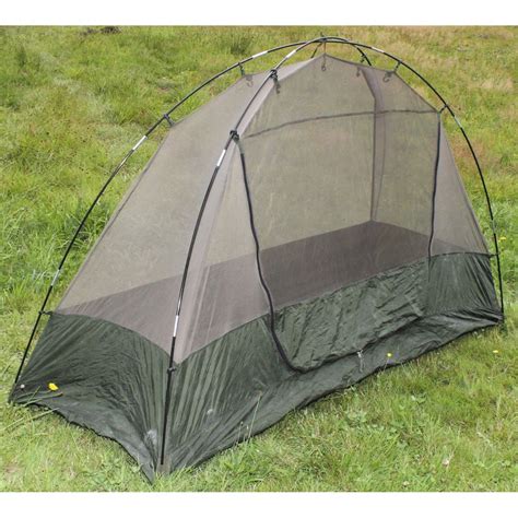 dutch mosquito net tent shaped od green  military surplus  equipment tents