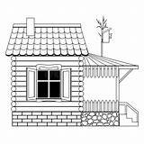 Birdhouse Porch Tiled sketch template