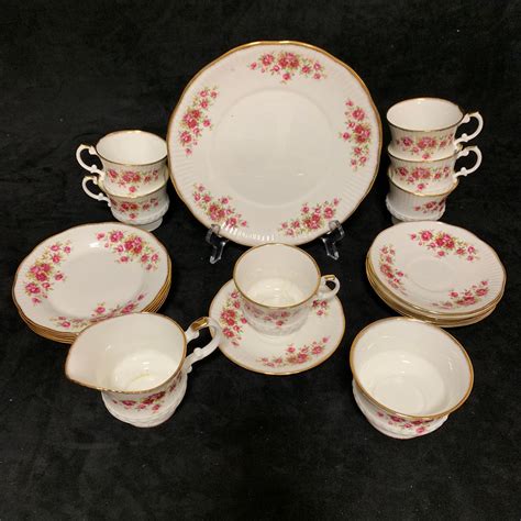 lot matching tea cup  plate set