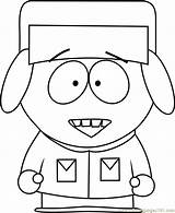 South Kyle Broflovski Colorear Cartman Kenny Mccormick Coloringpages101 Marsh sketch template