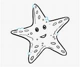 Starfish Draw Kindpng sketch template