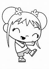 Coloring Pages Lan Kai Hao Ni Characters Books sketch template