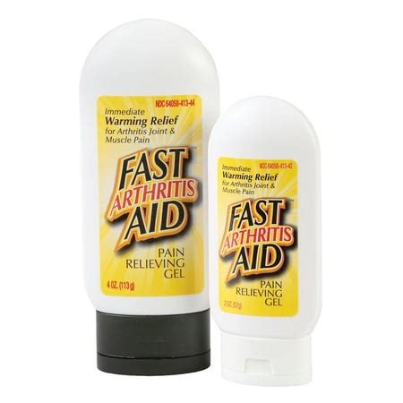 fast arthritis aid pain relieving warming gel  aching joints