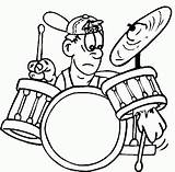 Menino Drums Baterista Tambor Bateria Colorir Perkusji Rompiendo Drummer Kolorowanka Tudodesenhos Imprimir Dibujosonline Spongebob Malowankę Wydrukuj Coloringhome Tema sketch template
