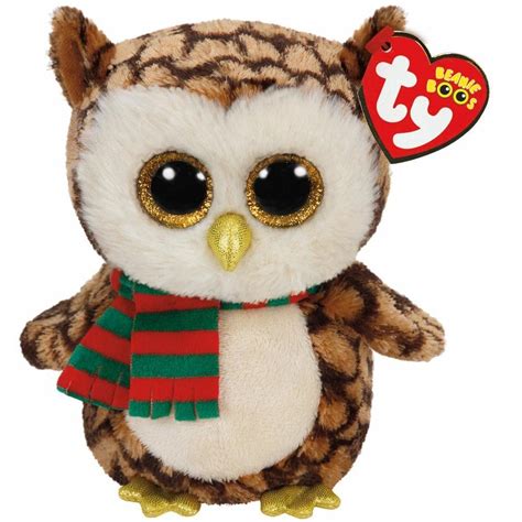 wise  owl ty animals ty stuffed animals plush animals christmas