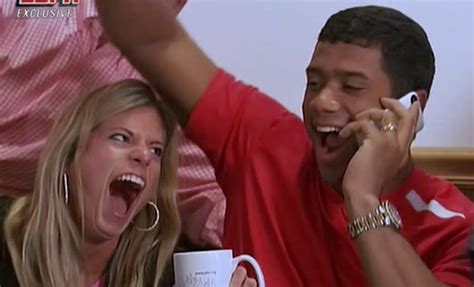 photo russell wilson s wife is thrilled he was drafted