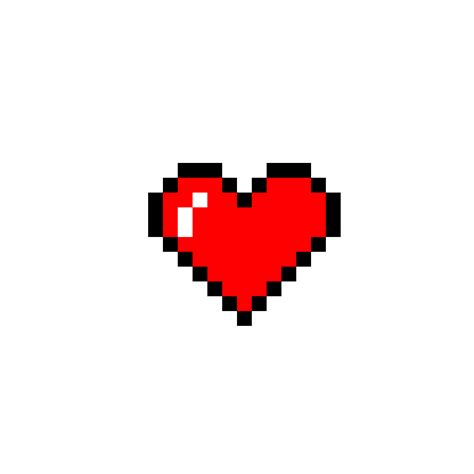 pixilart  heart  partpixel