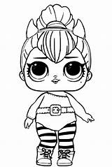 Lol Coloring Pages Dolls Kids sketch template