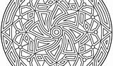 Coloring Complex Pages Geometric Cool Getcolorings Getdrawings sketch template