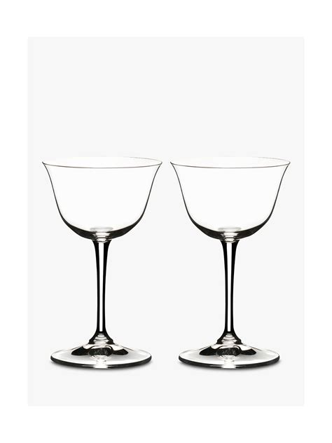 Riedel Bar Crystal Glass Sour Cocktail Glasses Set Of 2 217ml Clear