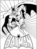 Coloring Batman Robin Pages Cartoons sketch template