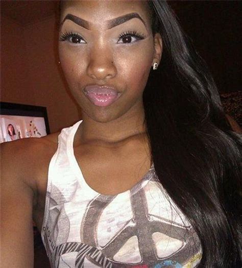 ridiculous eyebrows baddie pinterest maquillage