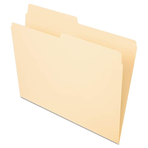 file folders letter size manila  cut bx   standard