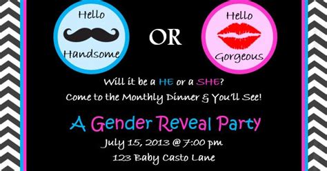 invite and delight gender reveal party