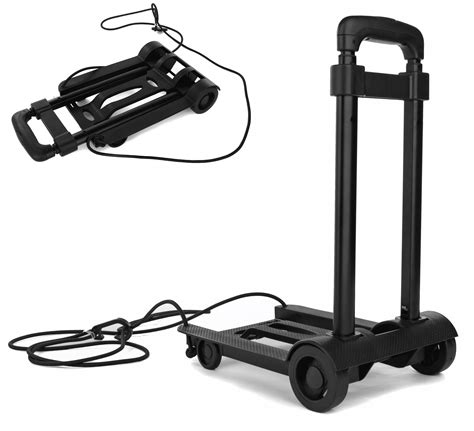 folding compact lightweight premium durable luggage cart travel trolley multi  walmartcom
