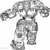 Hulkbuster Buster Colouring sketch template