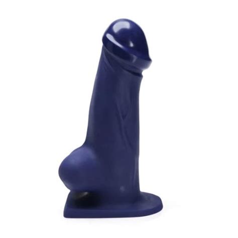 Tantus T Rex Super Soft Silicone Dildo Carbide Blue Sex Toys