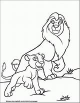 Mufasa Simba Popular sketch template