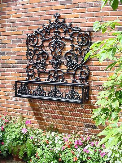 Wrought Iron Wall Planter Decorative Wall Planters Rustic Wall