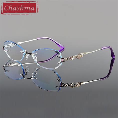 chashma luxury tint lenses myopia glasses reading glasses diamond