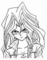 Coloring Pages Yu Gi Yugioh Oh Printable Print Animated Yugi Color Kids Anime Girl Card Clipartmag sketch template
