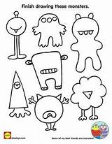 Monster Drawing Kids Coloring Printable Activities Printables Mash Monsters Pages Halloween Sheets Color Printouts Sheet Preschool Games Step Activity Crafts sketch template