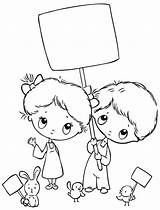 Thinking Pages Coloring Colouring Kids Stamps sketch template