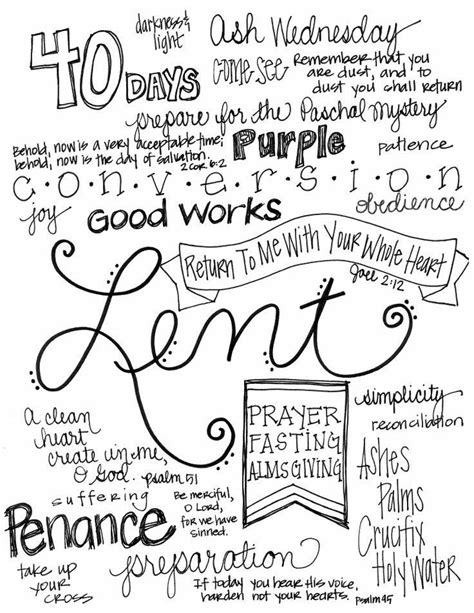 lent coloring pages  kids jambestlune