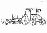 Traktor Tractor Malvorlage Malvorlagen Valtra Ausmalbilder Traktoren Heuwender Plow Bagger Besten Fahrzeuge sketch template