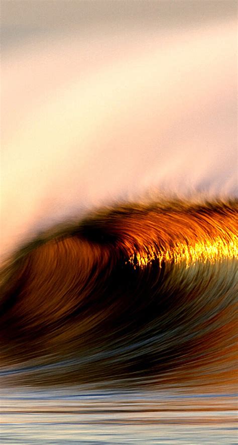 golden ocean wave ocean waves waves ios  wallpaper