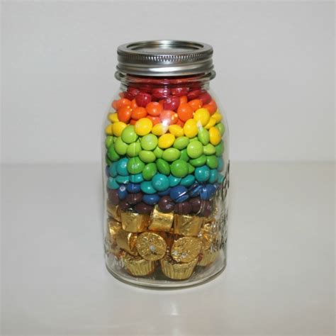making  rainbow   jar candy gift thriftyfun