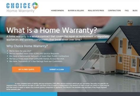 choice home warranty review  support plans costs