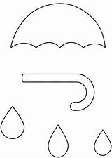Raindrops Crafts Raindrop Chuva Umbrellas Fusible Paraguas Patterns Regenschirme Quiltsocial Brindes Regenschirm Vorlage Regen Inverno Bee Nubes Herbst Nuvens Fensterbild sketch template