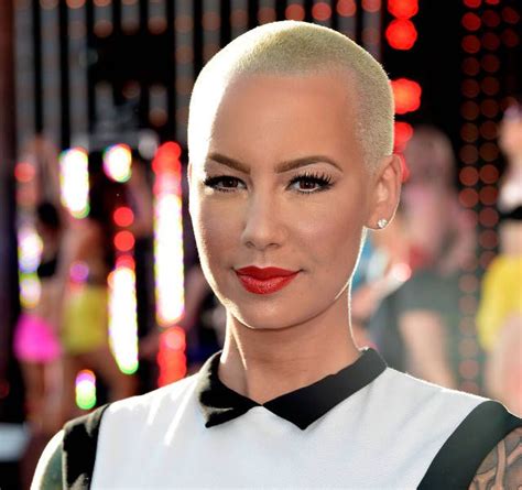 Amber Rose Shaved Head