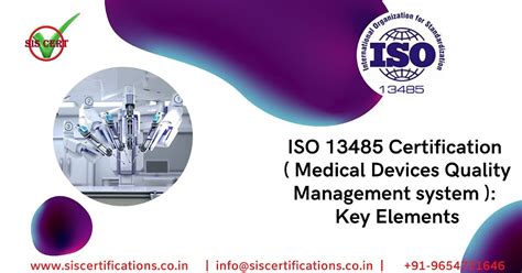 iso  certification medical devices quality management system key elements compliant