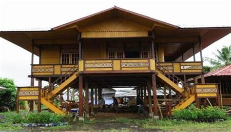 minahasa traditional stage house  indonesia