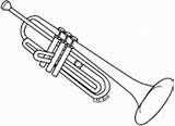 Trompeta Trumpet Tuba Musicales Tubby Trombone Instruments Ilustración Trompetas Musica sketch template