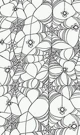 Webben Spinnen sketch template