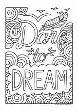 Colouring Dream Pages Coloring Dare Printable Color Getcolorings Colour Print Explore sketch template